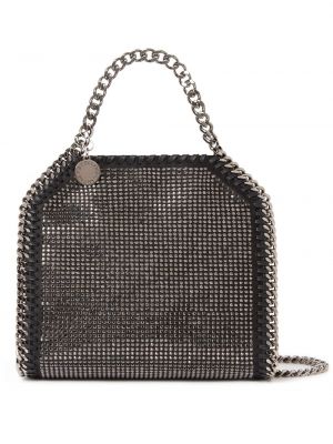 Borsa shopper con motivo a stelle Stella Mccartney nero