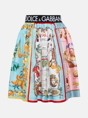 Шелковая юбка Dolce&gabbana