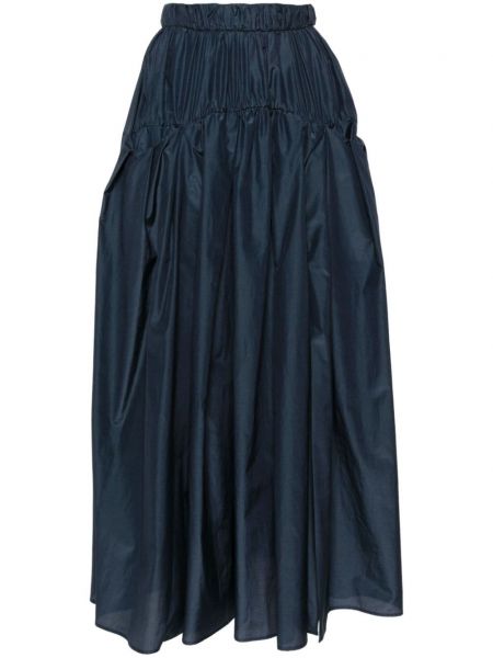 Plisovaná midi sukňa 's Max Mara modrá