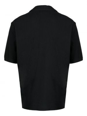 Bavlněná košile s knoflíky Rag & Bone černá