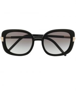 Oversize слънчеви очила Prada Eyewear черно