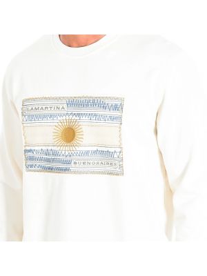 Sweatshirt mit rundem ausschnitt La Martina beige