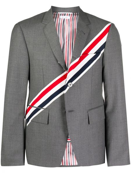 Blazer con botones Thom Browne gris