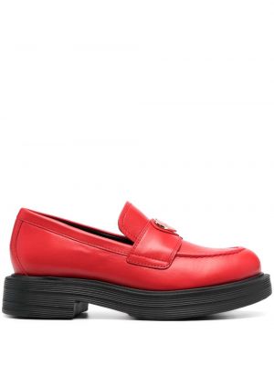Pantofi loafer din piele Love Moschino