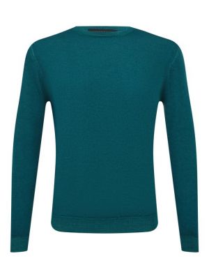 Шерстяной свитер Daniele Fiesoli зеленый