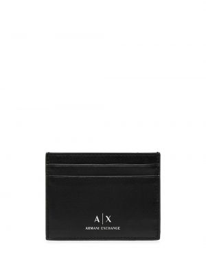 Πορτοφόλι με σχέδιο Armani Exchange μαύρο