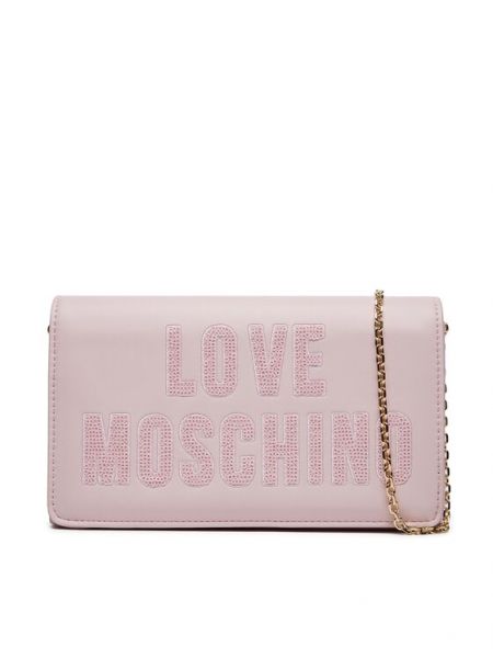 Pisemska torbica Love Moschino bež