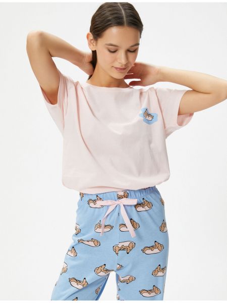Pidžama s printom kratki rukavi Koton