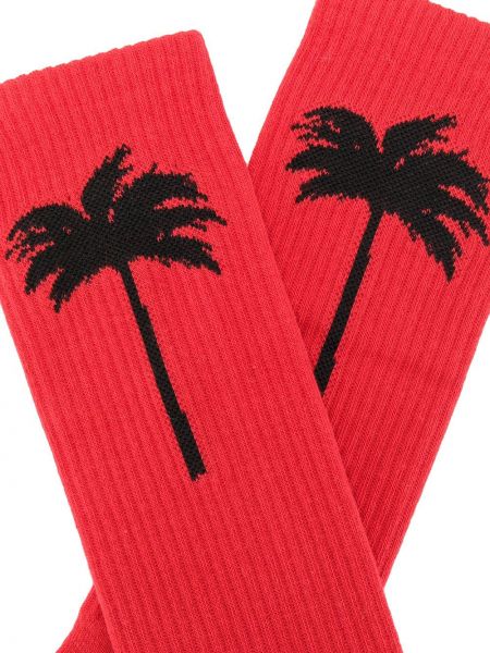 Calcetines Palm Angels rojo