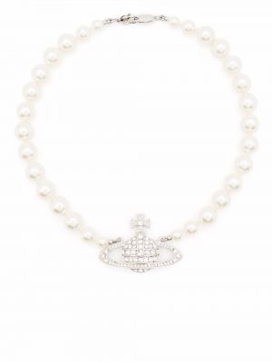 Křišťálový náhrdelník s perlami Vivienne Westwood