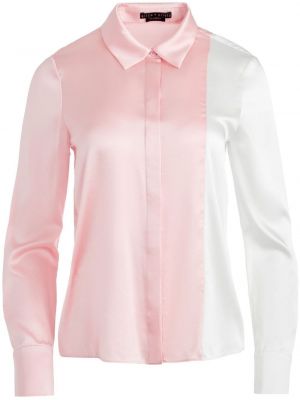 Копринена риза Alice + Olivia розово
