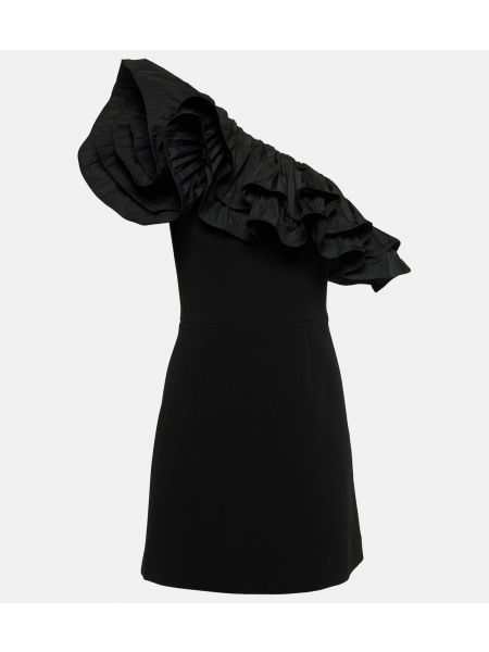 Платье мини с рюшами Rebecca Vallance черное