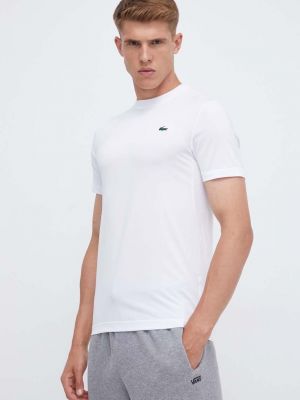 Тениска с дълъг ръкав Lacoste бяло