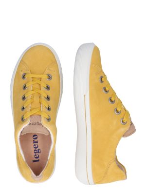 Ниски обувки с връзки Legero жълто