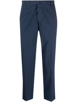 Памучни chino панталони slim Dell'oglio синьо