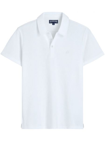 Поло тениска бродирана Vilebrequin бяло