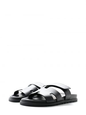 Dabīgās ādas kurpes Hermès Pre-owned melns