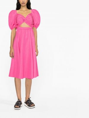 Midi kleita Kate Spade rozā