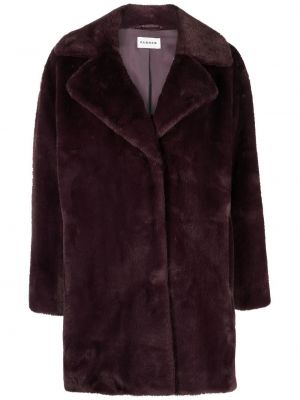 Manteau de fourrure à boutons P.a.r.o.s.h. violet