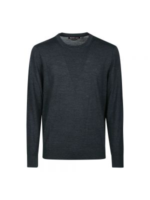 Sweter w kolorze melanż Michael Kors czarny