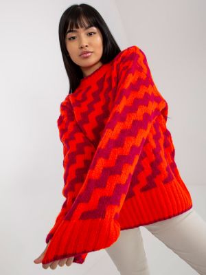 Relaxed пуловер със стояща яка Fashionhunters