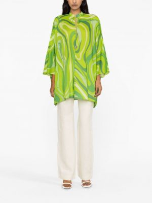 Hemd aus baumwoll mit print Pucci grün