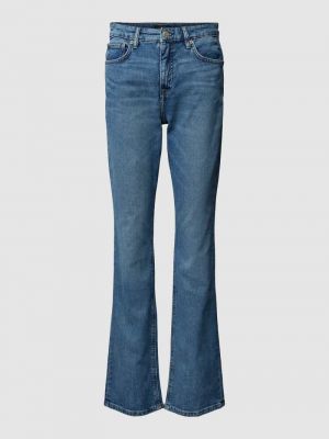 Jeansy skinny z wysoką talią z kieszeniami slim fit Lauren Ralph Lauren niebieskie