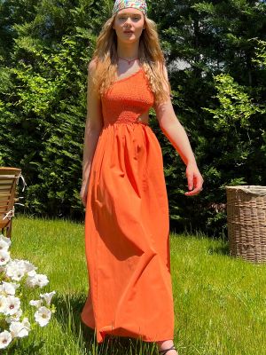 Макси рокля Trend Alaçatı Stili оранжево