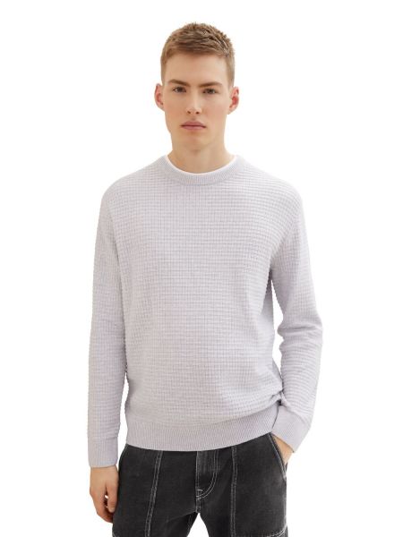 Пуловер Tom Tailor Denim серый