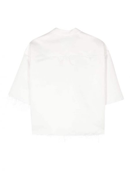 Satynowa koszula Odeeh biała