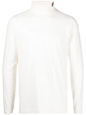 Długi sweter bawełniane z długim rękawem Fila - biały
