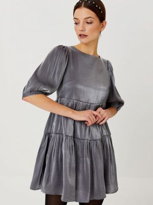 Вечернее платье Sela, серебряное