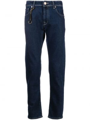 Smal skinny fit-jeans Incotex blå