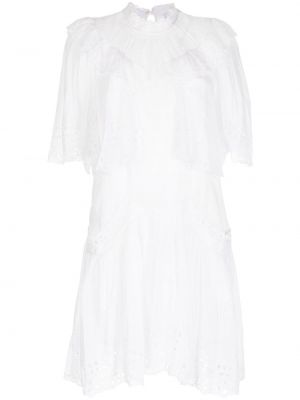 Bavlnené šaty Isabel Marant biela