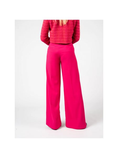 Pantalones bootcut Pinko rosa