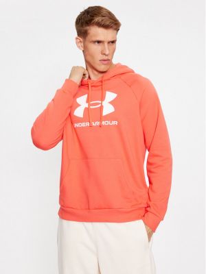 Relaxed fit fliso džemperis Under Armour raudona