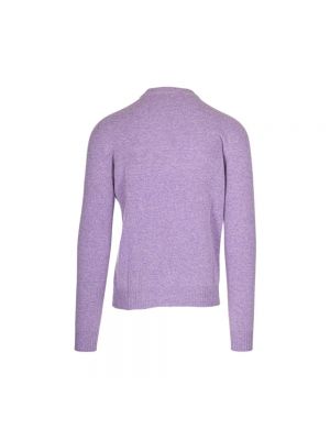 Jersey de lana de tela jersey de cuello redondo Altea violeta