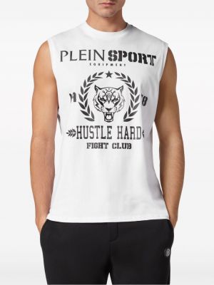Bavlněná košile s potiskem Plein Sport