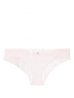 Transparenter unterhose mit schleife Chantal Thomass pink