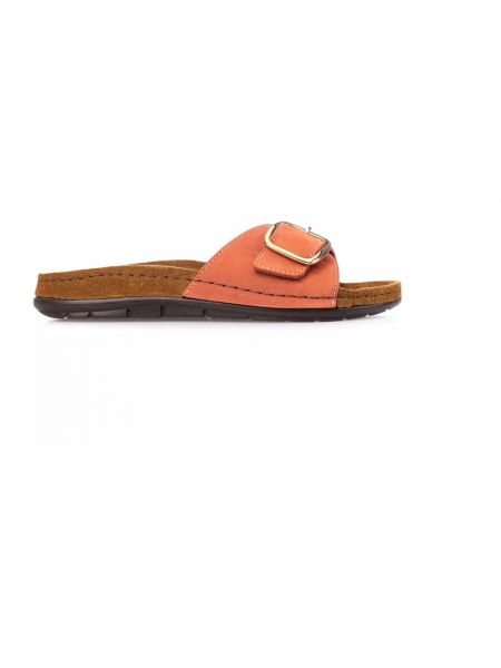Sandale ohne absatz Rohde orange