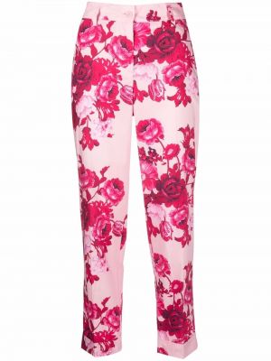 Pantaloni a fiori P.a.r.o.s.h. rosa