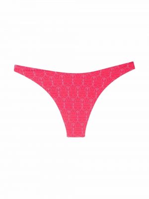 Bikini con estampado Karl Lagerfeld rosa