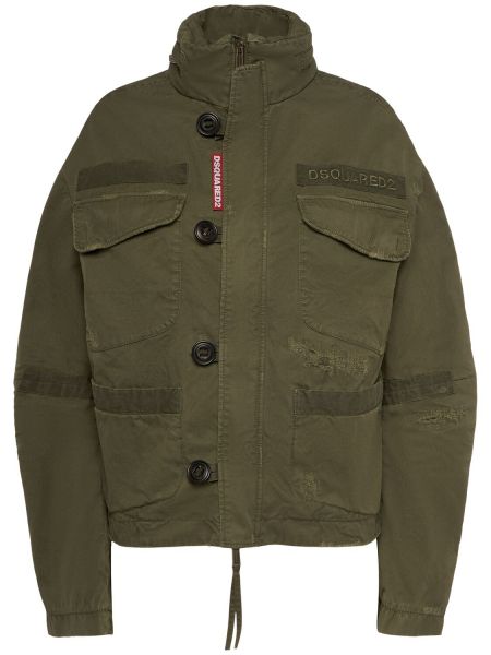 Militär jacka Dsquared2 grön