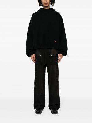Kapučdžemperis ar izšuvumiem Alexander Wang melns
