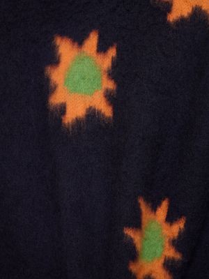 Sweter wełniany z kaszmiru Zegna X The Elder Statesman niebieski