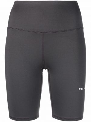 Leinen cargo shorts mit stickerei aus baumwoll Polo Ralph Lauren weiß