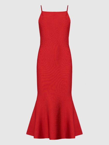 Червона сукня міді Alexander Mcqueen