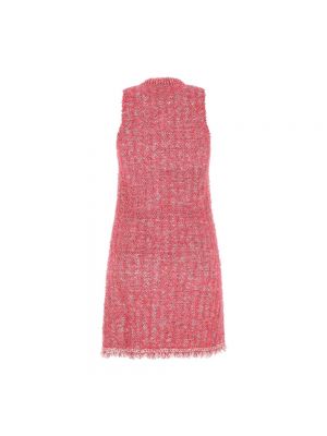 Mini vestido de algodón Lanvin rosa