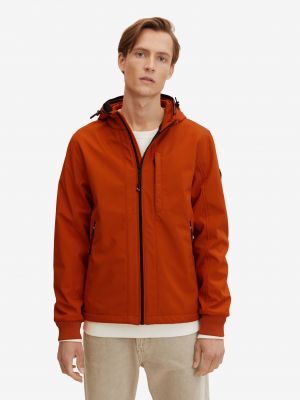 Bunda s kapucí Tom Tailor oranžová