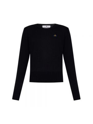 Dzianinowy sweter Vivienne Westwood czarny